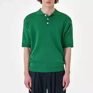 아워스코프 [정상가109000원] 남성 Lozenge Half Knit Green) O22SSMK01GRA1-W)