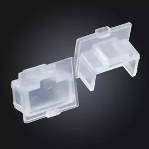 RJ 45 포트 미니 보호캡 클리어 100개 LAN케이블커버 LAN 랜케이블 케이블 렌선 인터넷연결선