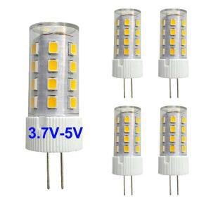 5개 세트 DC 3.7V 5V LED G4 전구 G9 조명 램프 2W 플로어 데스크 벽걸이형 USB 캠핑 트레일러 모터홈 벽등