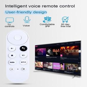 Google-Chromecast-Remote의 대체품 with Google TV Remote 4K/HD 및 Streamer 4K용(스노우 크롬 전용)