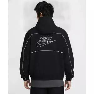 NIKE 클럽 후드 재킷 M - 블랙:화이트 / HJ2013-010