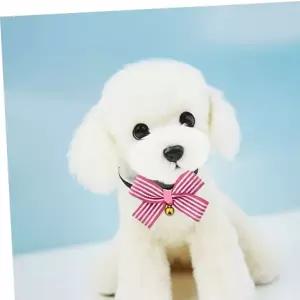 BNP_1005 방울달린 강아지 반려견 리본 넥타이 목걸이