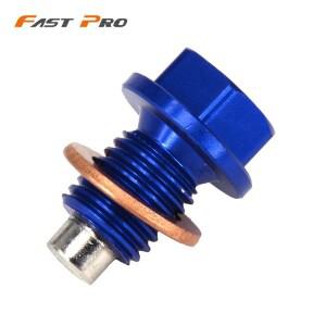 빌렛 알루미늄 마그네틱 프레임 오일 드레인   볼트 바이크 오토바이, 스즈키 DRZ400S 야마하 YZ WR 125 25