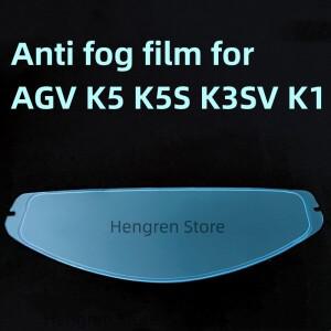 헬멧 바이저 필름 AGV K5 K3SV K1 풀 페이스 클리어 액세서리 안개 방지 패치 모토 용 스티커