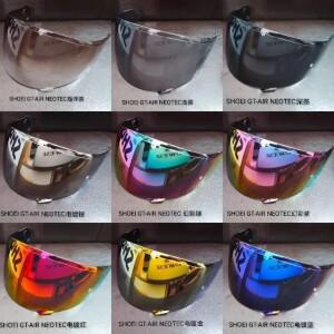 바이크 오토바이 풀 페이스 헬멧 바이저 렌즈 도금 케이스 SHOEI 호환 GT-Air Gt Air2 Neotec CNS-1 TC- 5