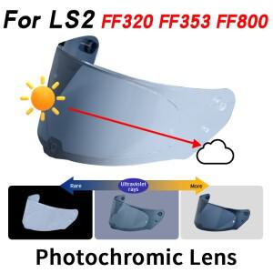 LS2 FF320 스트림 FF353 Rapid FF800 바이크 오토바이 헬멧, 선 스크린 모토 크로스 레이싱 바이저 용 포토