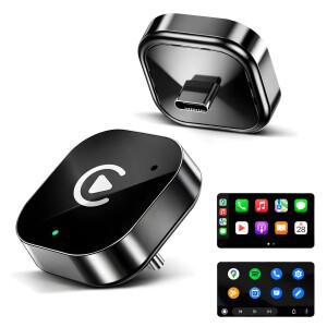 USB C 무선 카플레이 및 Android Auto 어댑터  유선에서 무선으로 변환하는 동글  iphone 호환 스마트폰과