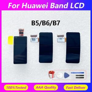 HUAWEI호환 TalkBand B6 LCD 화면 B5 B7 시계 조립 터치 스크린 디스플레이 내부 및 외부