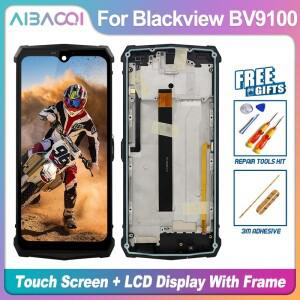 AiBaoQi Blackview BV9100 BV7300/OSCAL Pilot1 휴대폰 용  터치 스크린 + LCD 디스플레이 교체