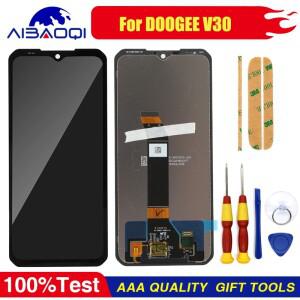 DOOGEE V30 S100 S Cyber Punk 휴대폰 핸드폰 교체 부품용 새 터치 스크린 LCD 디스플레이   분해 도구 제
