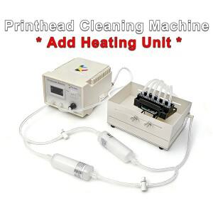 엡손호환 XP600 i3200 i1600 L1800 L805 DX5 DX6 프린트 헤드 청소용 DTF UV 세척기 클리너 히팅 클린 키트