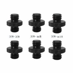 4피스 범용 카메라 변환 나사 3/8 남성용-3/8 M8 M10 남성용 삼각대 마운트 어댑터  및 비디오 촬영