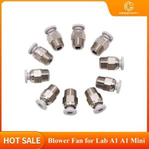 PC4-M10 남성 스트레이트 공압 튜브 푸시 pc401 creality CR10 Ender3 시리즈 Bowden Extruder 3D 프린터