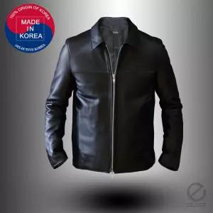 국산 남자 천연 양가죽 100% 리얼 레더 라티나 트러커 가죽자켓 이컬러즈 ECOLORZ 한국제품 MADE IN KOREA
