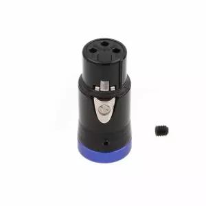 Recorder Mixer 마이크 카메라용 3핀 XLR 로우 프로파일 HangTon 오디오 커넥터 360도 각도 조절 가능 블루