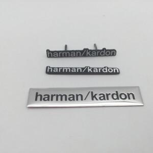 2pcs 10pcs forharman/kardon 자동차 하이파이 스피커 오디오 배지 스테레오 엠블럼 스티커 스타일링 액세