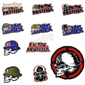 금속 Mulisha 로고 스티커 데칼 미국 제작 자동 창 바이크 오토바이 쿼드 트럭 ATV 모토크로스 오프로드 자
