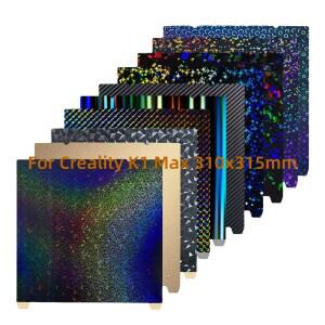 Creality K1 Max 310x315mm 빌드 플레이트 PEI PEO PET H1H 양면 프린팅 3d 프린터 부품 용 bambulab 스프