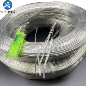 구리 플랫 와이어 투명 컬러 평행 플라워 라인 2p LED 램프 홀더 케이블 22awg 30awg 2 코어
