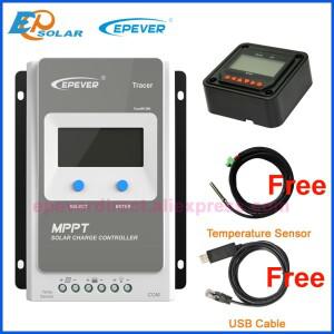 EPEVER 추적기 MPPT 10A 20A 30A 40A 12v 24V 태양열 충전기 컨트롤러 Tracer3210AN 2210AN