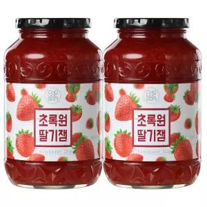 초록원 딸기잼 1kg 2개