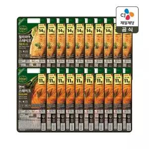 비비고 연어 스테이크 60g x10개+틸라피아 스테이크 70g x10개