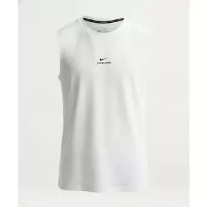 NIKE 나이키 프로 민소매 트레이닝 탑 M - 화이트:블랙 / IM4900-100