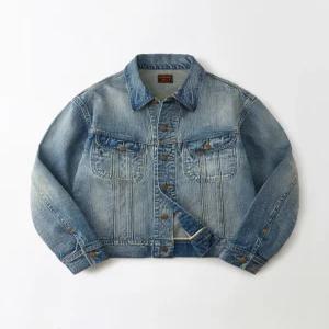 아웃스탠딩 OS00ALJK06LB 여성 트러커자켓 청 50S WESTERN RIDER SELVEDGE JACKET_L.BLUE 58