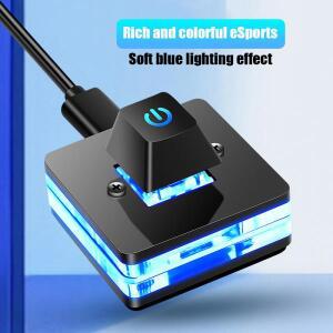 LED 조명이 있는 1.8M 데스크탑 컴퓨터 전원 스위치 PC 마더보드 외부 시작 켜기/끄기 버튼 가정용 연장 케