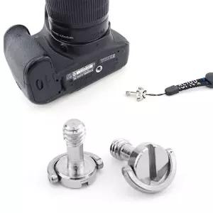 고품질 DSLR 카메라 D링 1 4 나사 스크류 플레 카메라플레이트 삼각대플레이트 퀵플레이트 WFQ90M8