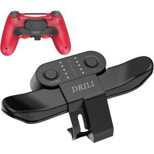 PS4 컨트롤러용 DRILI 패들 백 버튼 부착물 터보 기능 / 메모리 플러그 앤 플레이 컨트롤러 액세서리