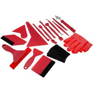 틴트 공구 21PCS 자동차 포장 색조 응용 프로그램 호일 세트 키트 도구 비닐 필름 스티커 자동 Accessori