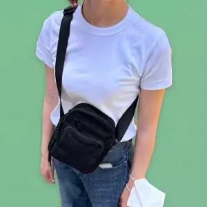 (색상 블랙)가벼운 여행용 미니 데일리 여름 크로스백 블랙 크로스 용 백 천 미니 핸드폰 지갑 여성 여자