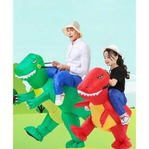 공룡 타는 핼러윈 할로윈 공룡탈 풍선옷 렉스 공기주입