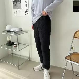 남성 보온 누빔 패딩 조거 팬츠 ON-JUW-QWD44E11