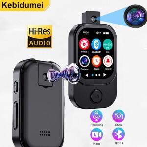MP3 플레이어 블루투스 5.4 워크맨 하이파이 사운드 음악 카메라 스포츠 FM 라디오 녹음기  촬영 기능 포함