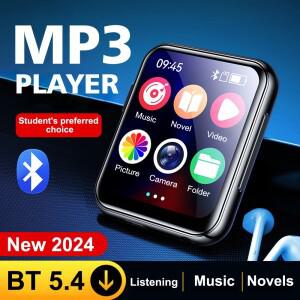 5.4 블루투스 Mp4 워크맨 풀 터치 스크린 내장 스피커 레코더 카메라 비디오 플레이어가 장착 된 Hifi Mp3