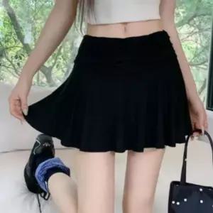 3컬러 꾸안꾸 허리밴딩 셔링 디테일 편한 미니스커트 치마 롱스커트 밴딩스커트 코디