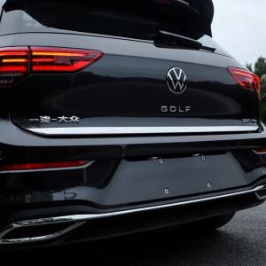 스테인레스 스틸 후면 트렁크 뚜껑 커버  테일 게이트 트렁크 스티커 VW 골프 8 MK8 액세서리 2020