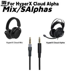 Hyperx cloud Alpha/Mix/sAlphas 헤드셋 라인용 인라인 다기능 제어 업그레이드 케이블 오디오가 포함된 3.