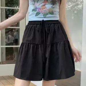 캉캉 휴양지 셔링 치미반바지 반바지 스커트