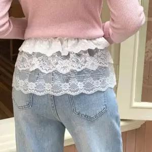 프릴스커트 랩스커트 레이스 레이어드 스커트