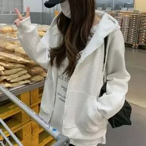 기본 베이직 오버핏 커플 학생  파스텔 후드집업