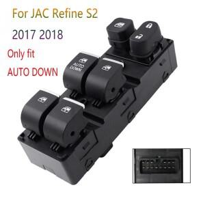 JAC Refine S2 2017 전면 좌측 전동 유리 리프터 버튼 자동차 액세서리용 윈도우 컨트롤 스위치 AUTO DOWN