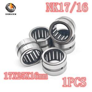 1PCS NK17/16 베어링 17X25X16mm 솔리드 칼라 니들 롤러 내부 링 없음 HF2016 HF081412 EWC0608 EWC1012