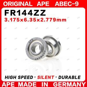 5-20개 독일 APE ABEC-9 FR144ZZ 베어링 3.175x6.35x2.779mm Z-2Z RS 정밀 고속 플랜지
