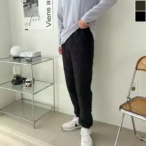 [하프클럽/]남성 보온 누빔 패딩 조거 팬츠 ON-JUW-QWD44E11