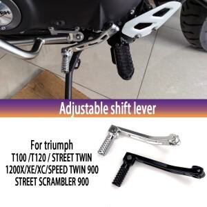 Triumph Retro T120 TWLN 1200X/XE/XC SCRAMBLER STREET 900 확장 로드 장식 바이크 오토바이 접이식 시프