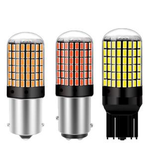 자동차 LED 방향지시등 디코더 깜빡임 방지 1156 3014 144smd 브레이크등 T20 7443