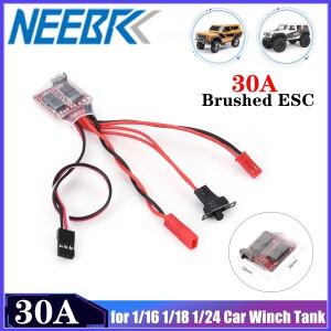 NEEBRC 30A 브러시드 ESC 4-8V 듀얼 웨이 브레이크 속도 컨트롤러 1/16 1/24 RC 자동차 보트 370 380 390